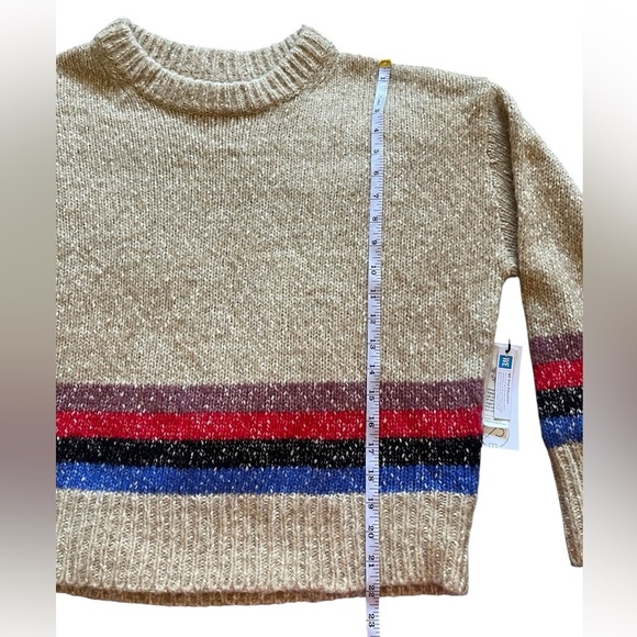 Treasure & Bond Knit Sweater Four Stripe Color Block Size Medium - Picture 2 of 10